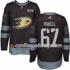 Adidas Maillot de Hockey Anaheim Ducks Rickard Rakell 67 1917-2017 100th Anniversary Noir Authentic - Homme